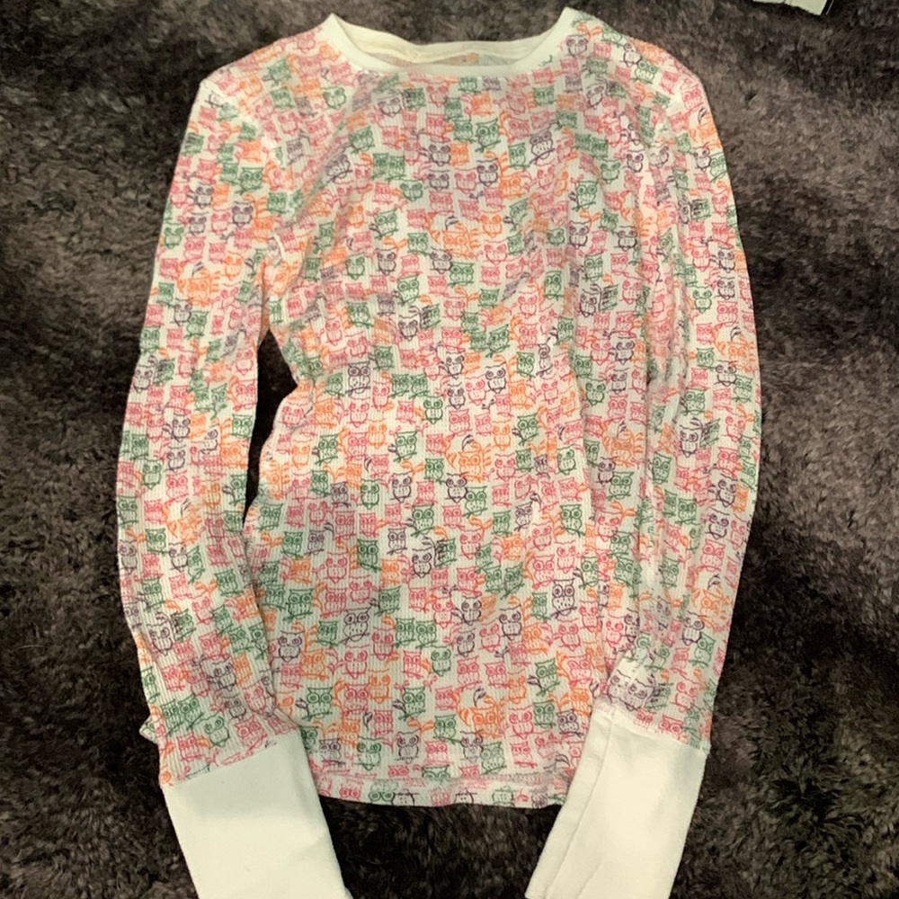 Nollie long sleeve thermal owl tee